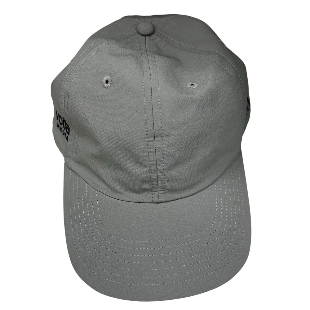 Adidas Volta Media‎ Shell Logo Baseball Cap Gray One Size Fits Most Men